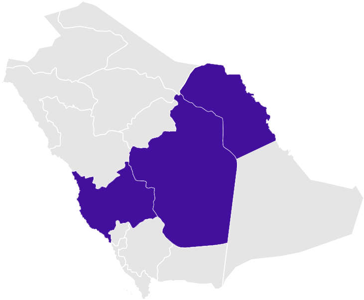 Saudi compliant campaign map